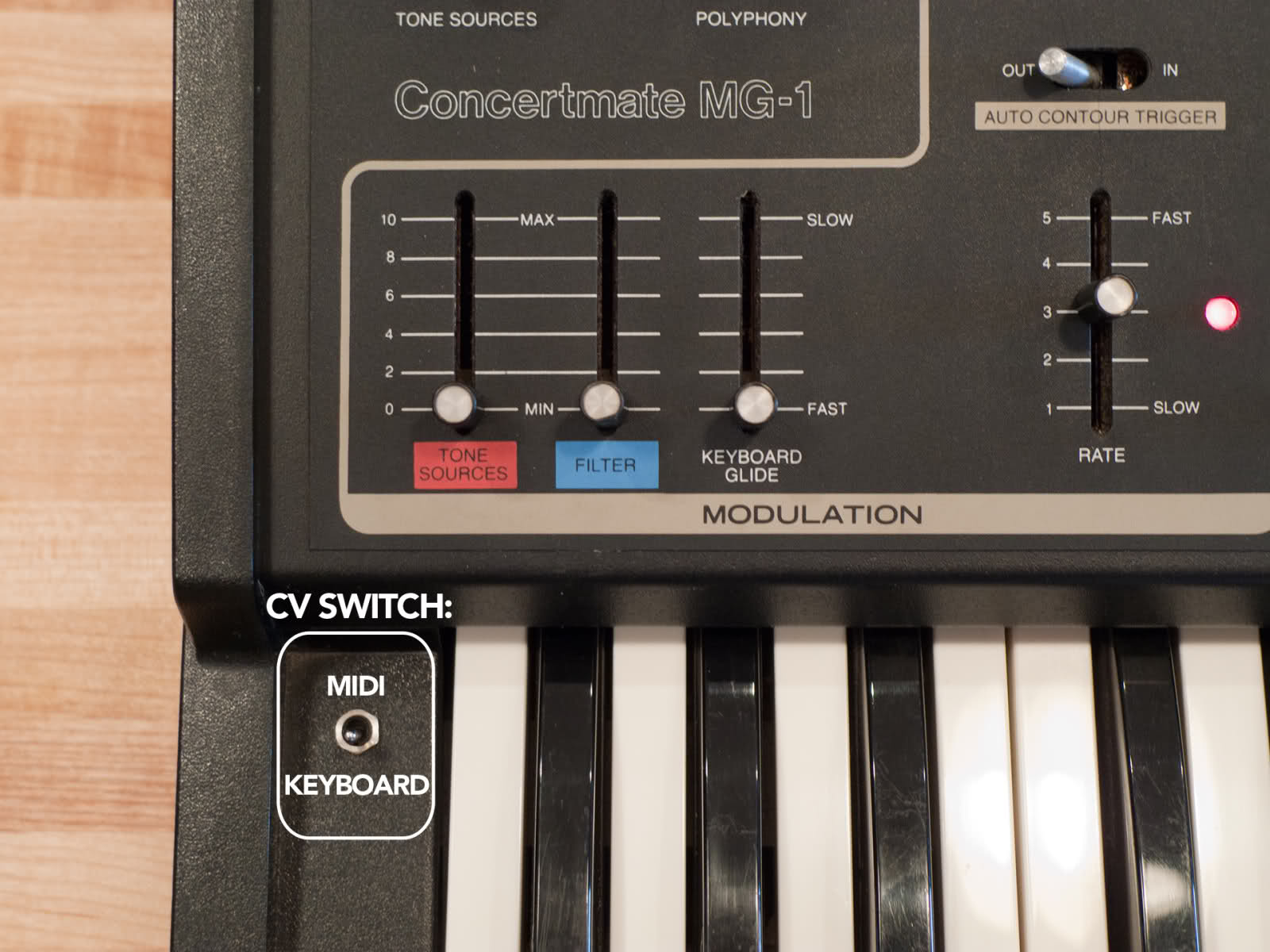 Keyboard / MIDI CV Switch